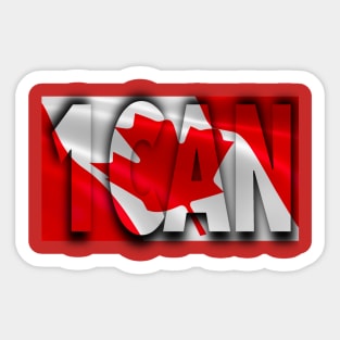 Canada Day « One can » Sticker